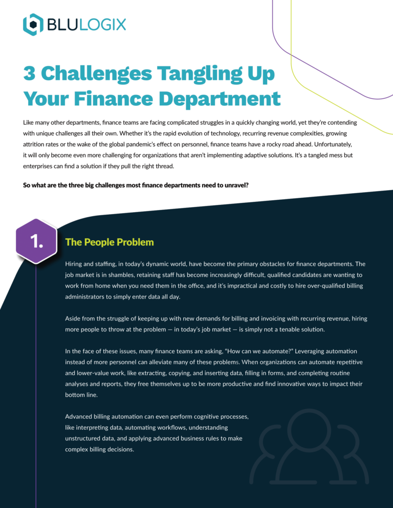 3 Challenges Tangling Up Your Finance Department