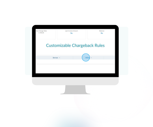 Tailor Chargeback to Your Needs