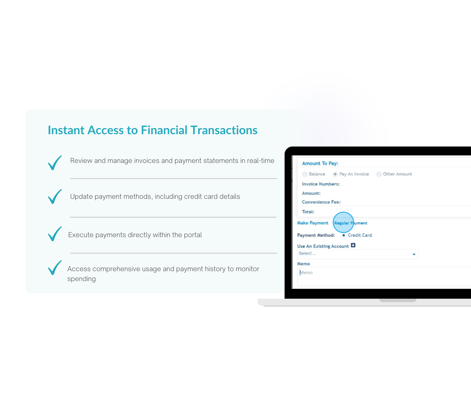 Instant Access to Financial Transactions