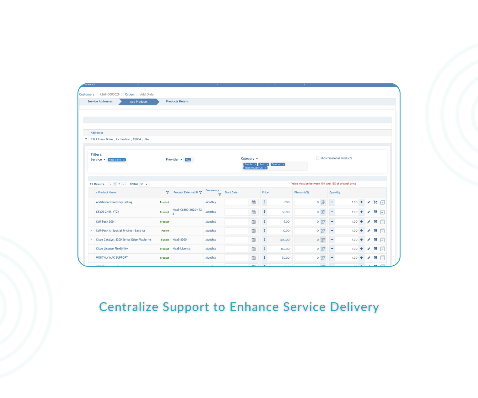 Centralize Support to Enhance Service Delivery