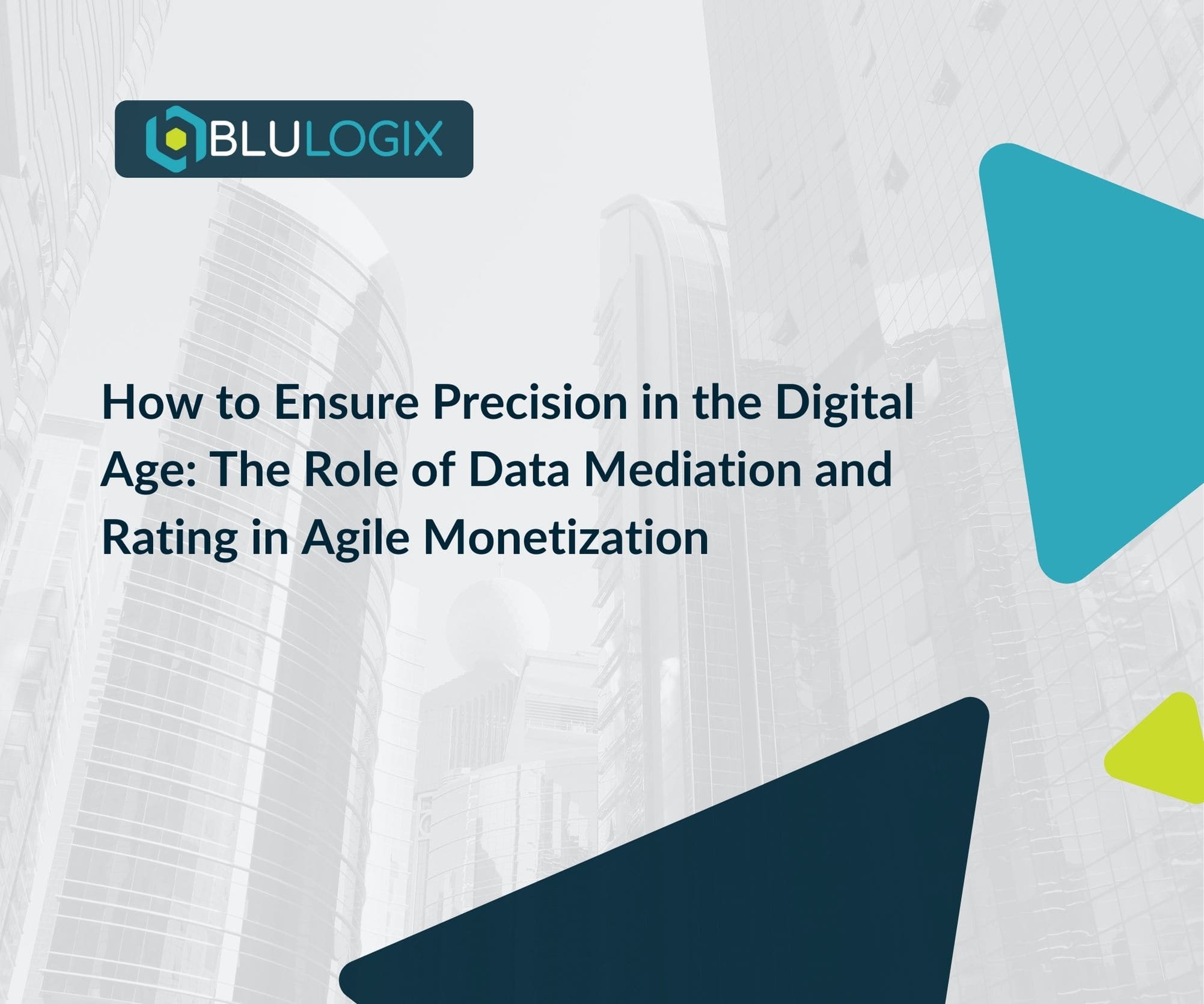 How to Ensure Precision in the Digital Age The Role of Data Mediation and Rating in Agile Monetization