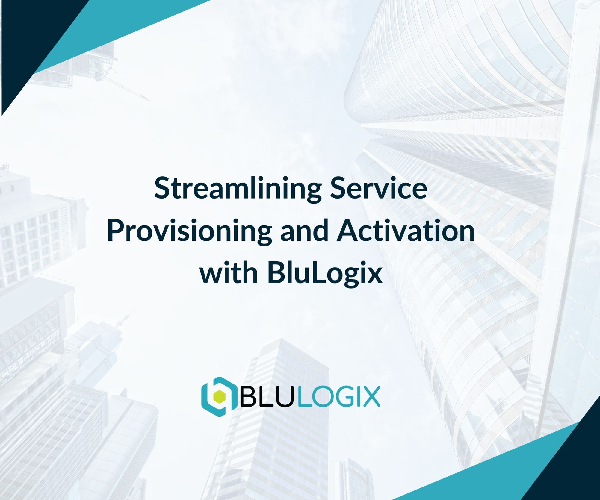 Streamlining Service Provisioning and Activation with BluLogix 1