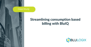 Streamlining consumption based billing with BluIQ