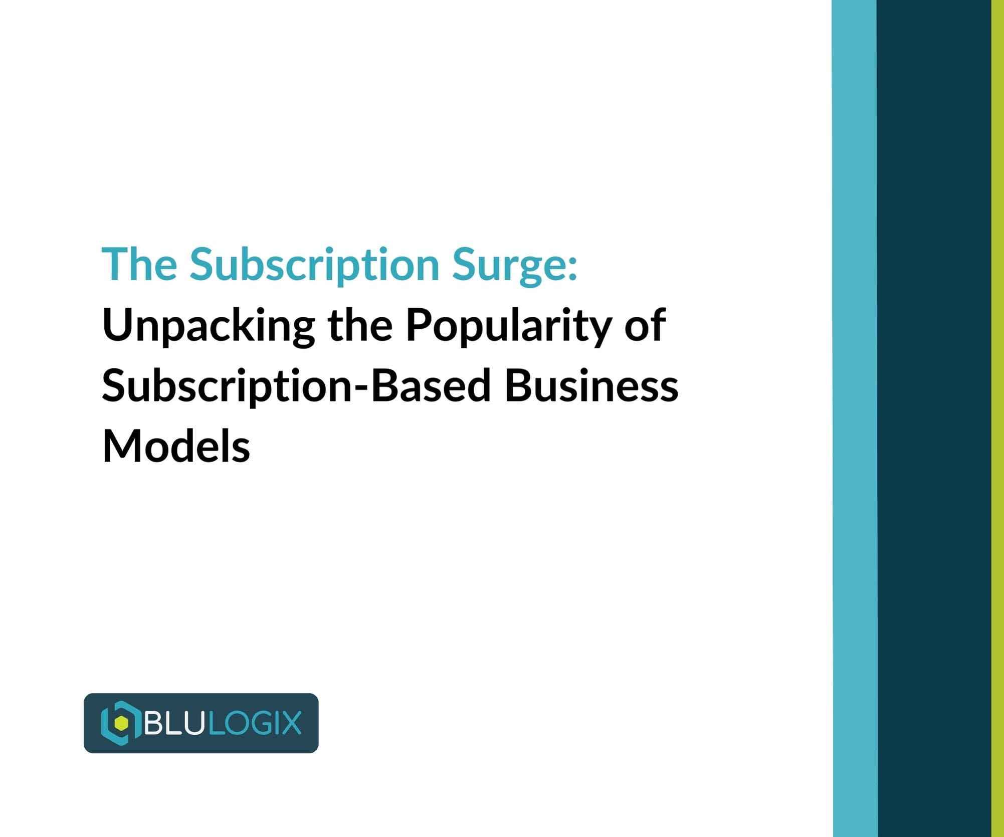 The Subscription Surge Unpacking the Popularity of Subscription Based Business Models